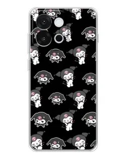 Чохол для OnePlus 13T з картинкою «Чорний паттерн Kuromi» Чохол для OnePlus 13T з картинкою «Чорний паттерн Kuromi»