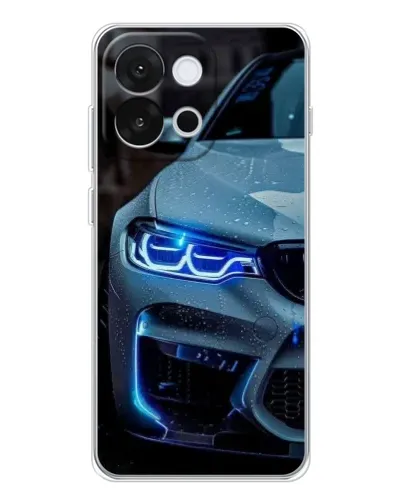 Чохол для OnePlus 13T з картинкою «Погляд BMW з синіми фарами» Чохол для OnePlus 13T з картинкою «Погляд BMW з синіми фарами»