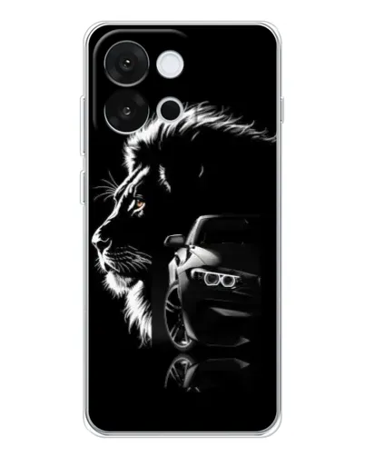 Чохол для OnePlus 13T з картинкою «BMW та лев» Чохол для OnePlus 13T з картинкою «BMW та лев»