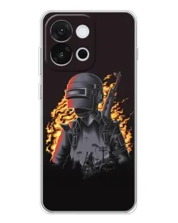 Чохол для OnePlus 13T з картинкою «PUBG — вогняний силует» Чохол для OnePlus 13T з картинкою «PUBG — вогняний силует»