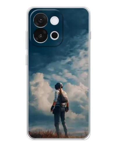Чохол для OnePlus 13T з картинкою «Герой PUBG на скелі» Чохол для OnePlus 13T з картинкою «Герой PUBG на скелі»