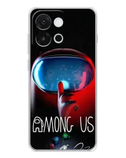 Чохол для OnePlus 13T з картинкою «Червоний імпостер — макро» Чохол для OnePlus 13T з картинкою «Червоний імпостер — макро»