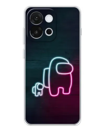 Чохол для OnePlus 13T з картинкою «Among Us неон-арт» Чохол для OnePlus 13T з картинкою «Among Us неон-арт»
