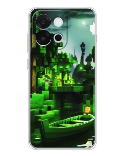 Чохол для OnePlus 13T з картинкою «Minecraft лісовий пейзаж» Чохол для OnePlus 13T з картинкою «Minecraft лісовий пейзаж»