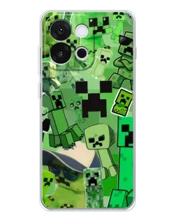 Чохол для OnePlus 13T з картинкою «Кріпери Minecraft»