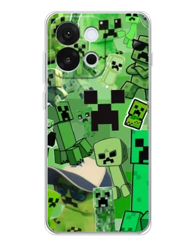 Чохол для OnePlus 13T з картинкою «Кріпери Minecraft» Чохол для OnePlus 13T з картинкою «Кріпери Minecraft»