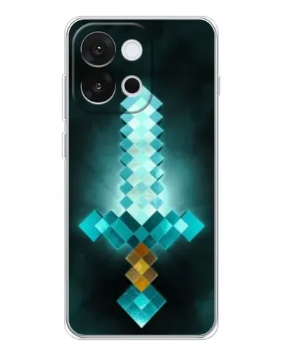 Чохол для OnePlus 13T з картинкою «Алмазний меч неон» Чохол для OnePlus 13T з картинкою «Алмазний меч неон»