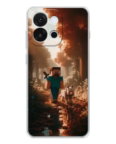 Чохол для OnePlus 13T з картинкою «Стів у лісі» Чохол для OnePlus 13T з картинкою «Стів у лісі»