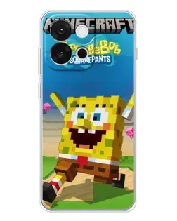 Чохол для OnePlus 13T з картинкою «Губка Боб Minecraft» Чохол для OnePlus 13T з картинкою «Губка Боб Minecraft»