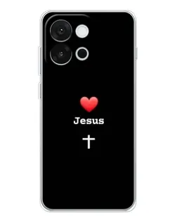 Чохол для OnePlus 13T з картинкою «Серце - Jesus» Чохол для OnePlus 13T з картинкою «Серце - Jesus»