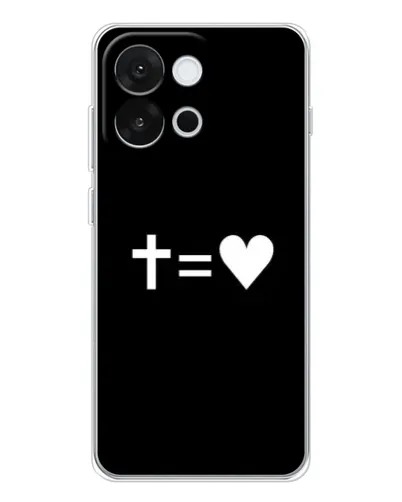 Чохол для OnePlus 13T з картинкою «Хрест та Серце»