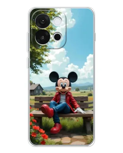 Чехол для OnePlus 13T с картинкой «Микки на скамейке» Чехол для OnePlus 13T с картинкой «Микки на скамейке»