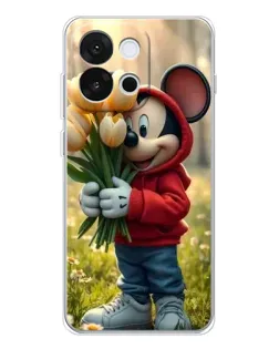 Чехол для OnePlus 13T с картинкой «Микки с тюльпанами» Чехол для OnePlus 13T с картинкой «Микки с тюльпанами»