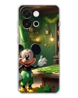 Чехол для OnePlus 13T с картинкой «Микки в мастерской»