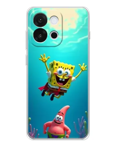 Чехол для OnePlus 13T с картинкой «Спанч Боб под водой» Чехол для OnePlus 13T с картинкой «Спанч Боб под водой»