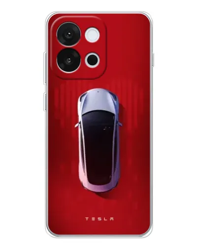 Чохол для OnePlus 13T з картинкою «Tesla Top View» Чохол для OnePlus 13T з картинкою «Tesla Top View»