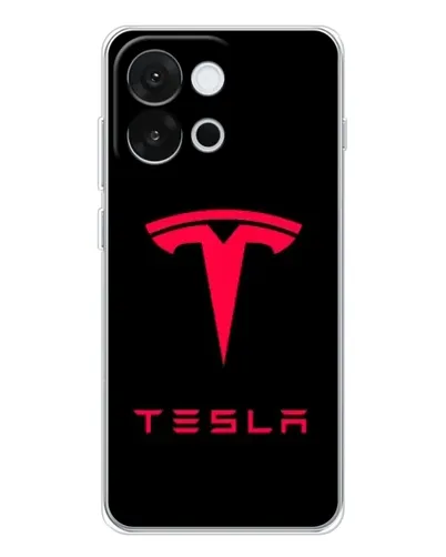 Чохол для OnePlus 13T з картинкою «Tesla Red Logo» Чохол для OnePlus 13T з картинкою «Tesla Red Logo»