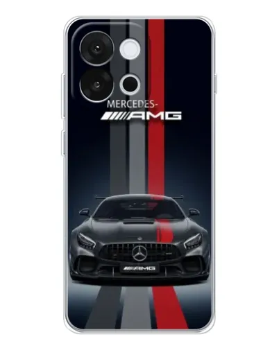 Чохол для OnePlus 13T з картинкою «Mercedes — білий карбон»