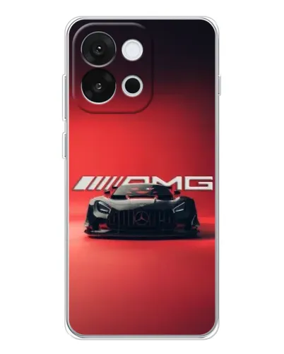 Чохол для OnePlus 13T з картинкою «Mercedes AMG — червона лінія»