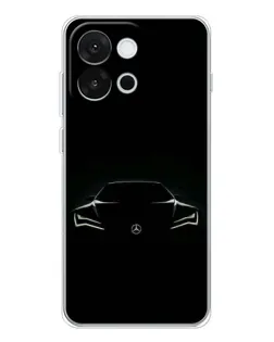Чохол для OnePlus 13T з картинкою «Mercedes — силует авто» Чохол для OnePlus 13T з картинкою «Mercedes — силует авто»