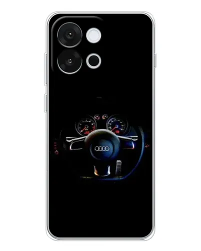 Чехол для OnePlus 13T с картинкой «Салон Audi — руль» Чехол для OnePlus 13T с картинкой «Салон Audi — руль»