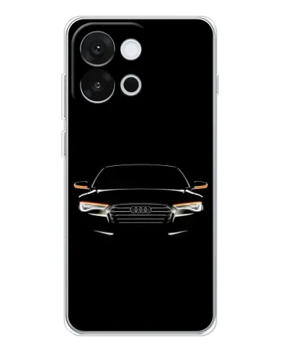 Чехол для OnePlus 13T с картинкой «Audi — ночной контур» Чехол для OnePlus 13T с картинкой «Audi — ночной контур»