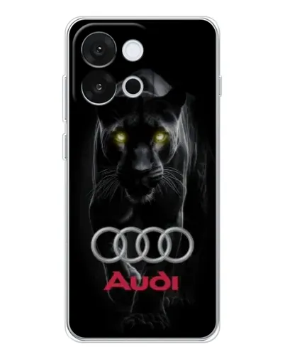 Чехол для OnePlus 13T с картинкой «Пантера и Audi» Чехол для OnePlus 13T с картинкой «Пантера и Audi»