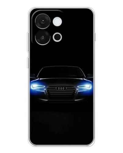 Чехол для OnePlus 13T с картинкой «Audi в неоне» Чехол для OnePlus 13T с картинкой «Audi в неоне»