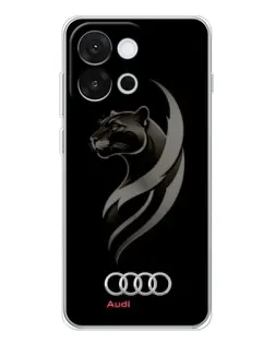 Чехол для OnePlus 13T с картинкой «Графика — пантера и Audi»
