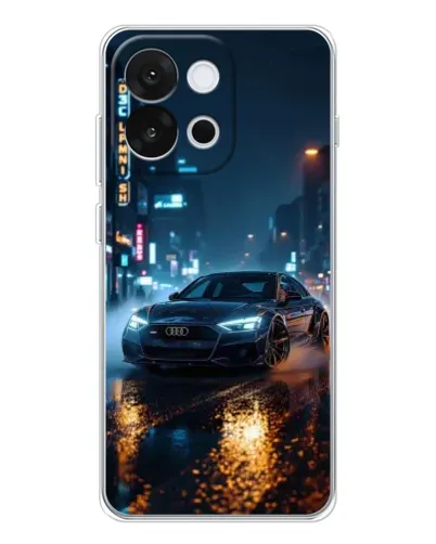 Чехол для OnePlus 13T с картинкой «Ночной город и Audi» Чехол для OnePlus 13T с картинкой «Ночной город и Audi»