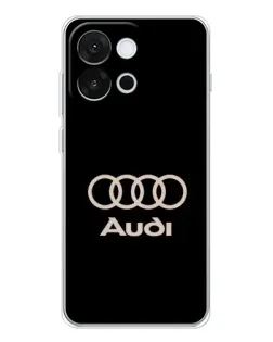 Чехол для OnePlus 13T с картинкой «Audi — золотой логотип»