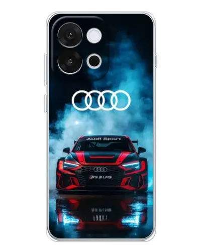 Чехол для OnePlus 13T с картинкой «Audi Sport — неон» Чехол для OnePlus 13T с картинкой «Audi Sport — неон»