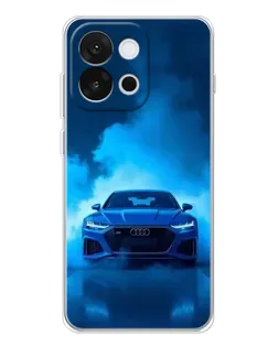 Чехол для OnePlus 13T с картинкой «Audi — голубая энергия»