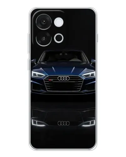 Чехол для OnePlus 13T с картинкой «Audi — ночное отражение» Чехол для OnePlus 13T с картинкой «Audi — ночное отражение»