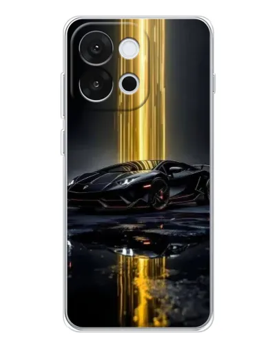 Чохол для OnePlus 13T з картинкою «Нічний Lamborghini драйв»