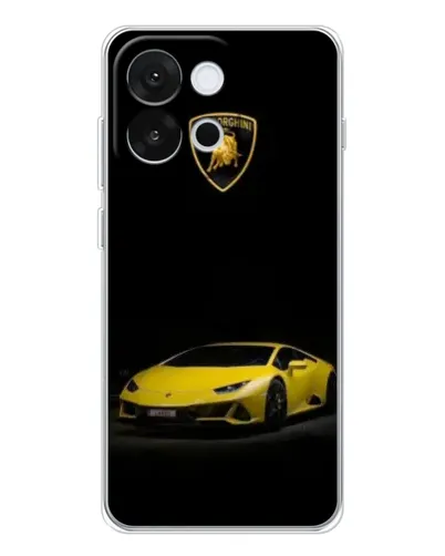 Чохол для OnePlus 13T з картинкою «Lamborghini жовтий акцент»