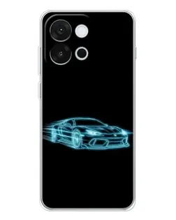 Чохол для OnePlus 13T з картинкою «Неоновий контур Lamborghini» Чохол для OnePlus 13T з картинкою «Неоновий контур Lamborghini»
