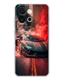 Чохол для OnePlus 13T з картинкою «Lamborghini червоний дим» Чохол для OnePlus 13T з картинкою «Lamborghini червоний дим»