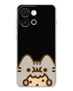 Чехол для OnePlus 13T с картинкой «Пушин на черном»