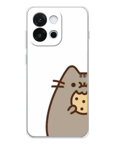 Чехол для OnePlus 13T с картинкой «Пушин с печеньем» Чехол для OnePlus 13T с картинкой «Пушин с печеньем»