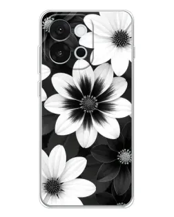 Чохол для OnePlus 13T з картинкою «Монохромні айстри» Чохол для OnePlus 13T з картинкою «Монохромні айстри»