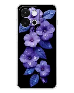 Чохол для OnePlus 13T з картинкою «Фіолетові квіти з росою» Чохол для OnePlus 13T з картинкою «Фіолетові квіти з росою»