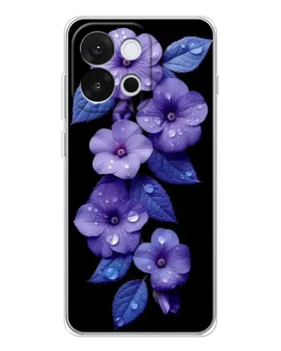 Чохол для OnePlus 13T з картинкою «Фіолетові квіти з росою» Чохол для OnePlus 13T з картинкою «Фіолетові квіти з росою»