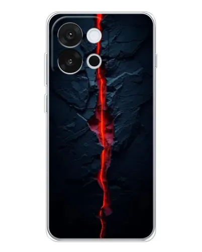 Чохол для OnePlus 13T з картинкою «Червона лавова тріщина»