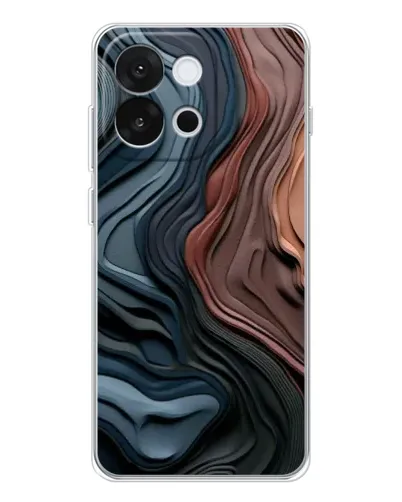 Чохол для OnePlus 13T з картинкою «Кольорові хвилі каньйону»