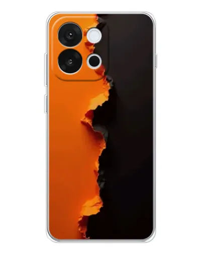 Чохол для OnePlus 13T з картинкою «Помаранчевий розлом»