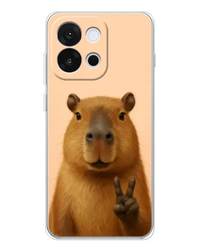Чохол для OnePlus 13T з картинкою «Капібара вікторія» Чохол для OnePlus 13T з картинкою «Капібара вікторія»
