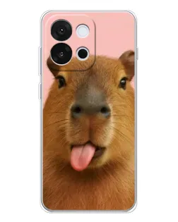 Чохол для OnePlus 13T з картинкою «Капібара з язиком» Чохол для OnePlus 13T з картинкою «Капібара з язиком»
