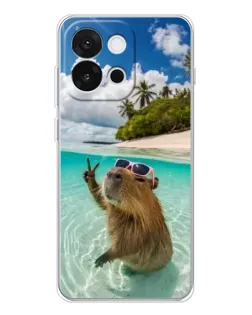 Чохол для OnePlus 13T з картинкою «Капібара на морі» Чохол для OnePlus 13T з картинкою «Капібара на морі»