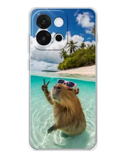 Чохол для OnePlus 13T з картинкою «Капібара на морі» Чохол для OnePlus 13T з картинкою «Капібара на морі»